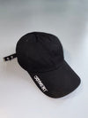 Joyment Korean Streetwear Cap Black with Metal Ring Detail (Adjustable)