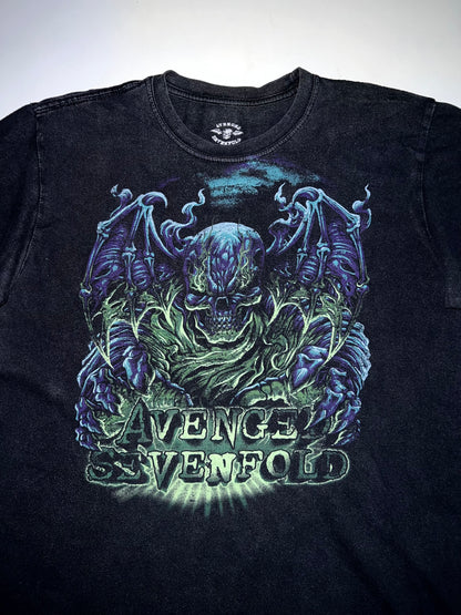!                                     Vintage Avenged Sevenfold Skull Death Retro Rare Hype Size - (L)