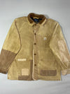 Vintage Polo Ralph Lauren Distressed Canvas Patchwork Chore Jacket (XL)
