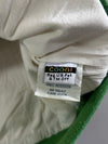 Coogi Vintage Cotton Zip Jacket Cream / Green Stripe with Back Crest Embroidery (XL)
