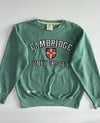 Cambridge University Embroidered Crest Sweatshirt – Sage Green (L)