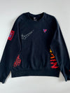 Nike Just Do It Graphic Print Crewneck Sweatshirt Black Men’s (L)