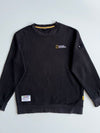 National Geographic Black Embroidered Logo Crewneck Sweatshirt – (L)