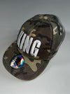 The camo "KING" snapback (Adjustable)