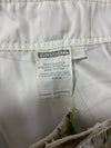 Vintage Quiksilver Cream Green Plaid Board Shorts (W:32) (L:24)