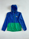 NEPA Evolution Colorblock Hooded Windbreaker – Blue/Green (S/M)