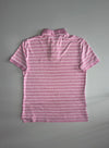Polo Ralph Lauren Striped Custom Slim Fit Polo – Pink/White (S)