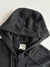 Jeep Black Zip-Up Hooded Fleece Jacket (XL)