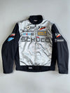 Kimi Räikkönen McLaren Mercedes F1 Silver Racing Jacket (L/XL)