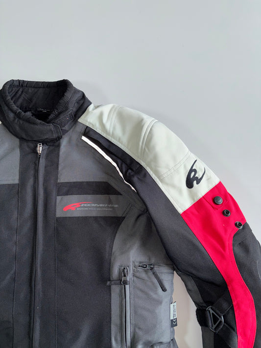 Komine Motorcycle Equipment | CE Textile Moto Jacket Heavy Fully Paded (S)
