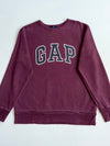 Vintage Gap Maroon Arch Logo Crewneck Sweatshirt (S)