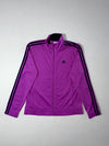 Vintage Adidas Purple Three Stripe Zip-Up Track Jacket Women’s (M)