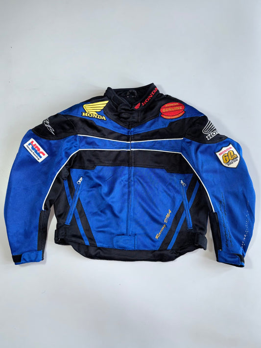 Honda HRC RR Revolution Racing Multi-Patch Mesh Armored Moto Jacket  (Paded)(M)