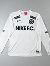 Nike F.C. Vitória Long Sleeve Jersey  White Dri-Fit (M)