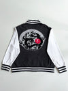 Big Train Osaka Dragon Varsity Jacket – Black & White Japan Style | (XL)