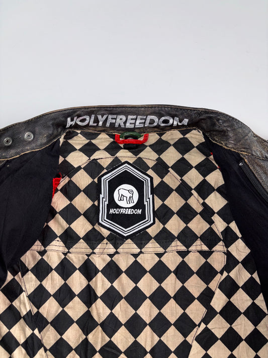 Holyfreedom Vintage Leather Jacket (Paded)(XL)