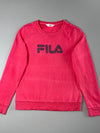 FILA Hot Pink Logo Crewneck Sweatshirt women's (S)