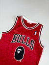 BAPE x Mitchell & Ness NBA Chicago Bulls Hardwood Classics Jersey (M)