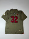 Nike NFL Arizona Cardinals Salute to Service #32 Olive Jersey (2XL)