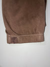 Adidas Brown Fleece Joggers – Eagle Tennis Club Patch (W:35) (L:37)