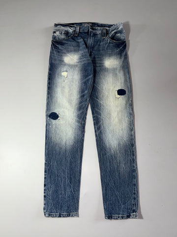 Levi's Heavy Distressed Repaired Patch Jeans (W:36) (L:46)