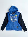 Roots Athletics Royal Blue & Black Varsity Zip Hoodie – Size (L)