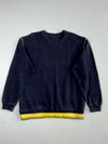 Vintage FILA Biella Italia Navy Embroidered Logo Sweatshirt (L)