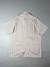 Lacoste Sport Striped Short Sleeve Button-Up Shirt  (XL)