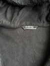 Black Yak Black Sherpa Fleece Hooded Zip Jacket (S)
