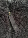 Spyder Black Sherpa Fleece Hooded Jacket (L)