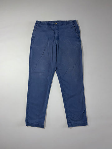 Polo Ralph Lauren Navy Blue Elastic Waist Chino Pants (W:33) (L:39)