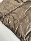 Reebok Beige Hooded Puffer Jacket (L)
