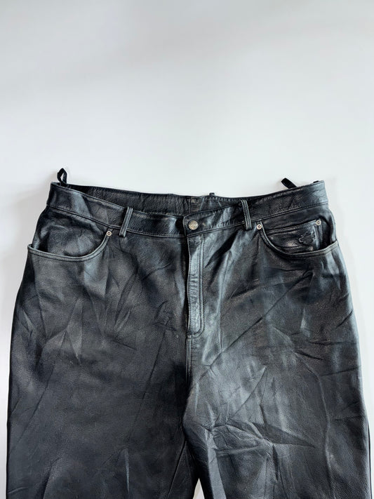 Motor Harley Davidson Premium Original Pure Heavy Leather Pant (W:40 |L:45 )