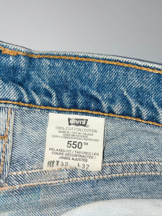 Vintage Levis 550 Original Denim Jeans (W:30|L:42)