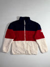 Fila Colorblock Sherpa Fleece Retro Zip-Up.(L)