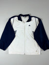 Adidas Colorblock Windbreaker Jacket – White/Navy  (XL)