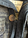 Abercrombie & Fitch “Lake Harris” Navy & Grey Plaid Wool Field Jacket Heavy( S )