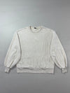 Puma Minimal Logo Light Grey Crewneck Sweatshirt (L)