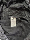 Adidas Black Triangle Print Hooded Windbreaker Jacket (S)