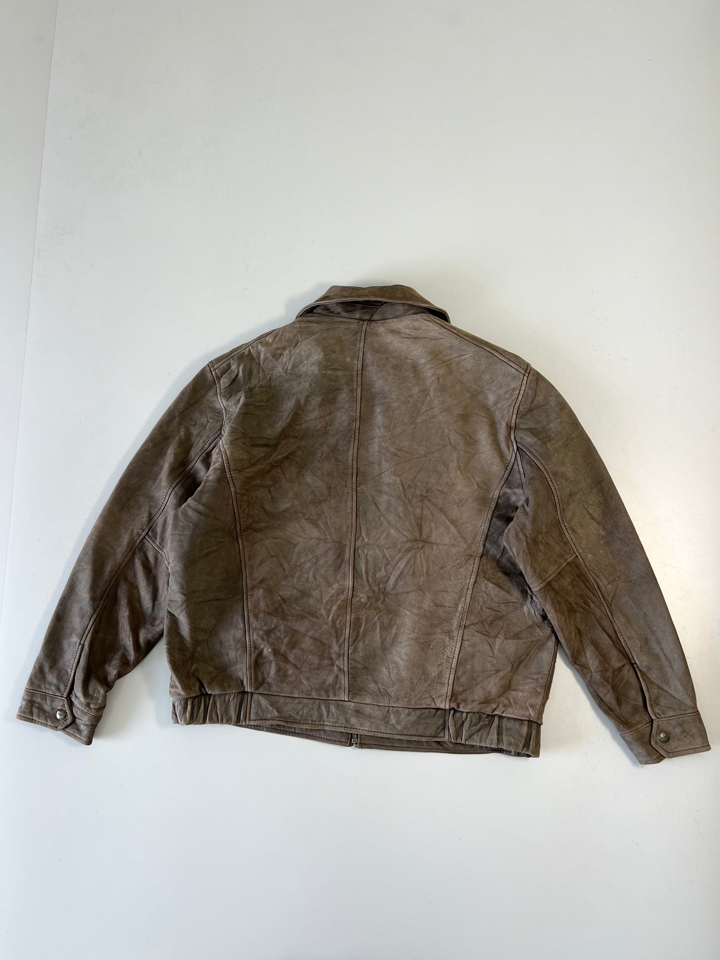 ZDockers Minimal Original Leather Jacket (RARE) (XL/2XL)