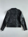 Mission Belted Red-Lined Biker Jacket (M)