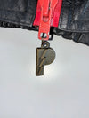 90s Vintage Pro Player San Francisco 49ers Genuine Leather Jacket Black Red NFL Embroidered  (XL/2Xl)