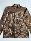 Realtree Xtra Camo Quarter-Zip Hunting Fleece Pullover(M)