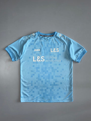 JAKO Football Kit Jersey | L&S Lighting Intelligence Sponsor Sky Blue (XS)