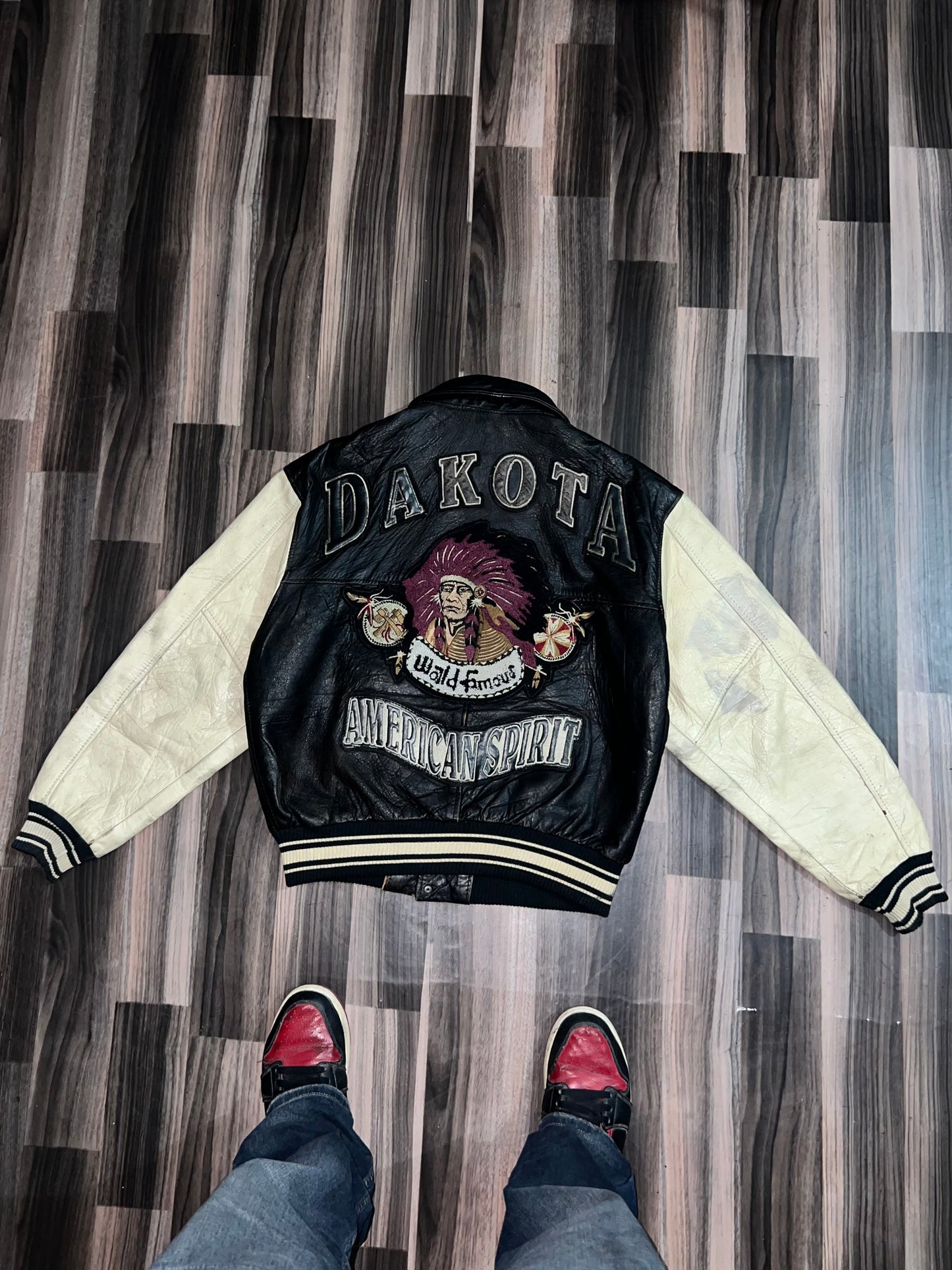 ZDAKOTA* Original Leather Jacket (SUPER RARE) (L) Very rare