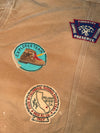 Polo Ralph Lauren Vintage Multi-Patch Canvas Expedition Chore Jacket Rare Collector’s Piece (M)
