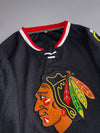 Chicago Blackhawks NHL Hockey Jersey Black Home Jersey (XL/XXL)