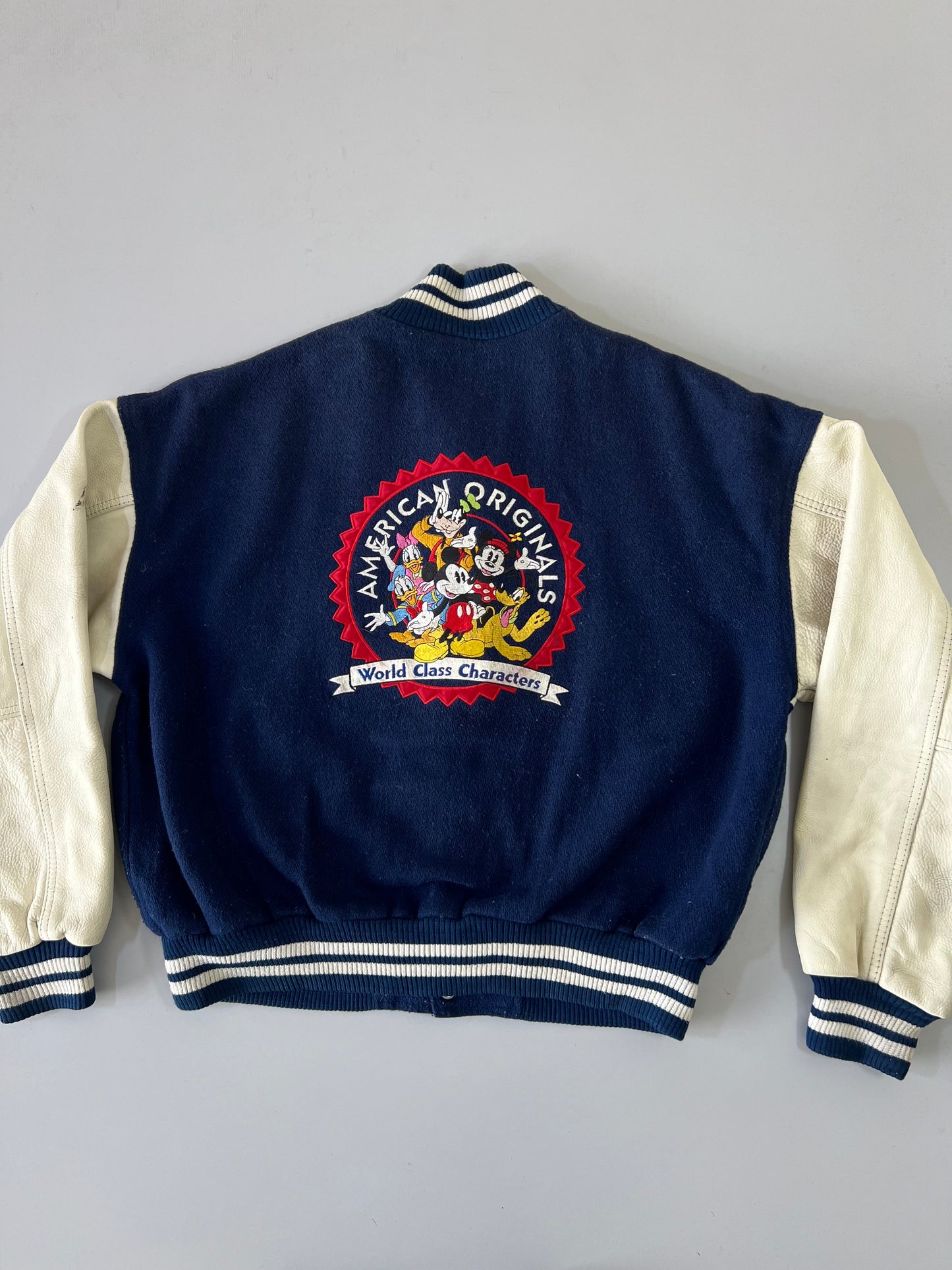 !                                                                                                                                                                                    (RARE) Vintage Walt Disney Studios Editions Jacket Originals Leather (M/L)