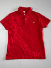 Lacoste x Michael Young "Plastic Polo" Croc Scale Polo – Red (M)
