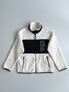 FILA Biella Italia Colorblock Sherpa Fleece Jacket – White/Black (S)